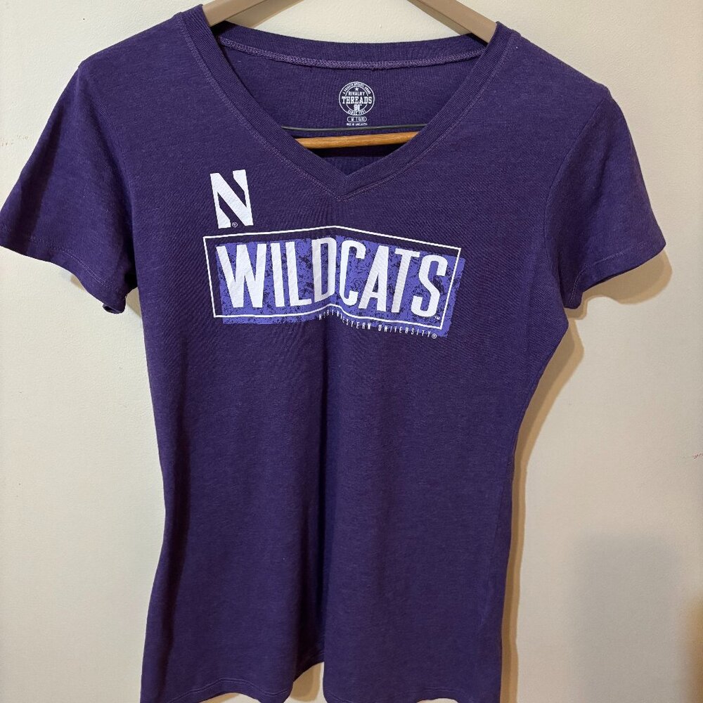 Rivalry Threads Northwestern University Women's V-Neck T-Shirt